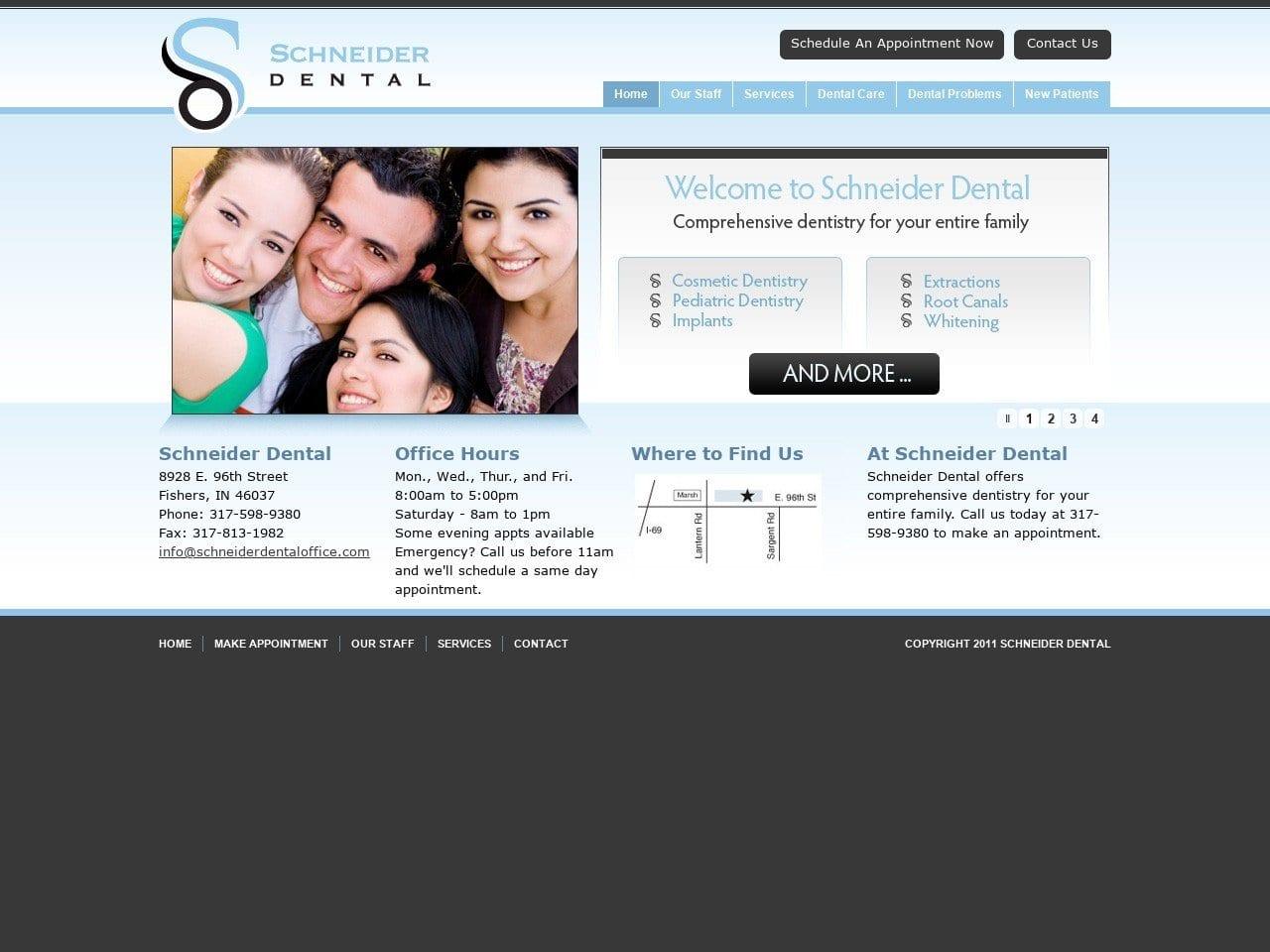 Schneider Dental screenshot