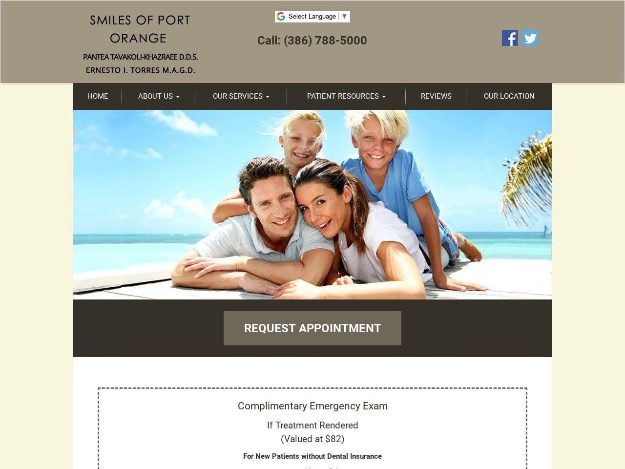 Smiles Of Port Orange Dr. Pantea T. Khazaree screenshot