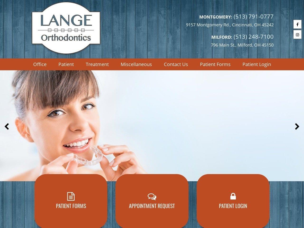 Dr. David W. Lange DDS screenshot