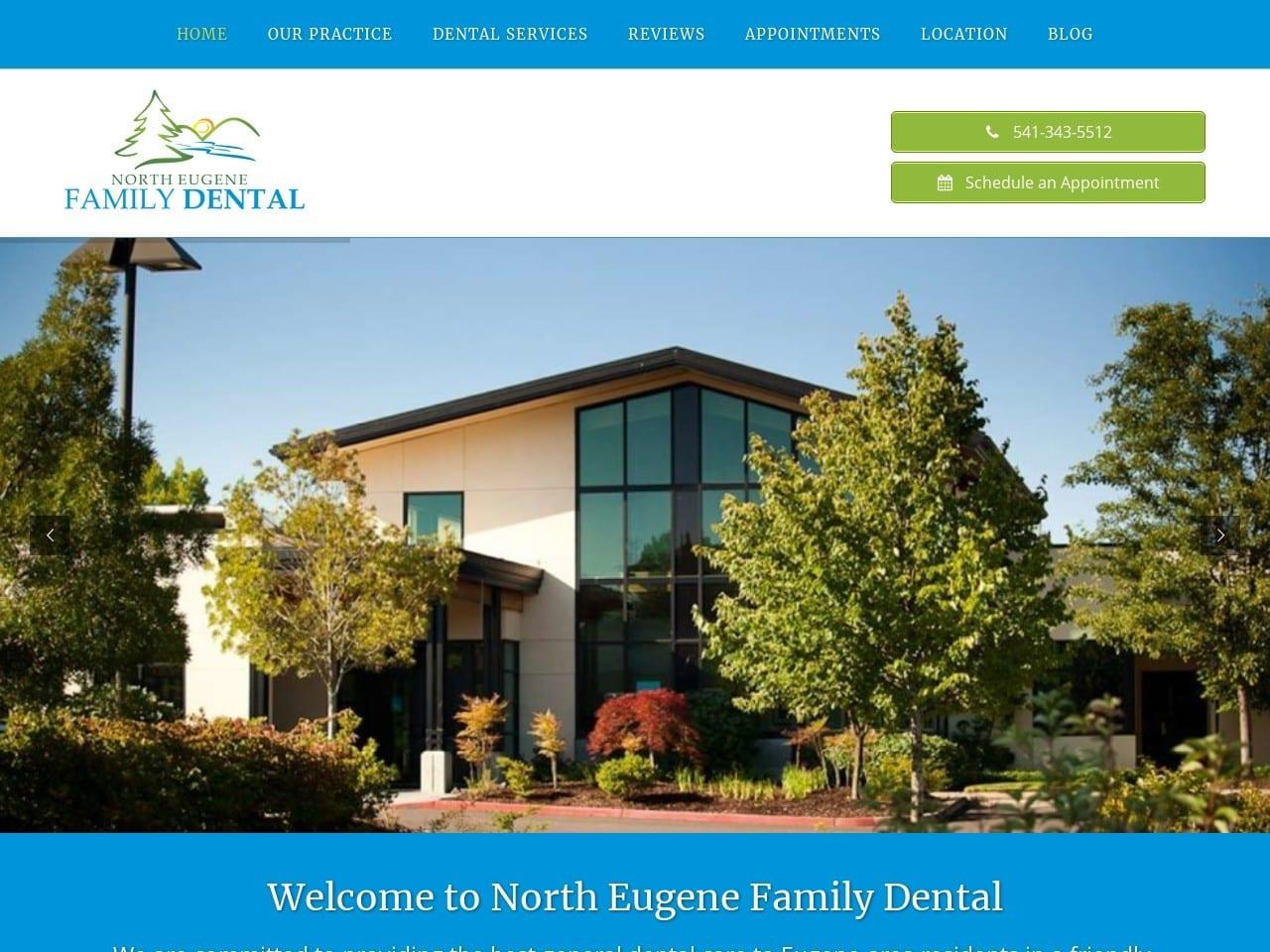 North Eugene Family Dental screenshot