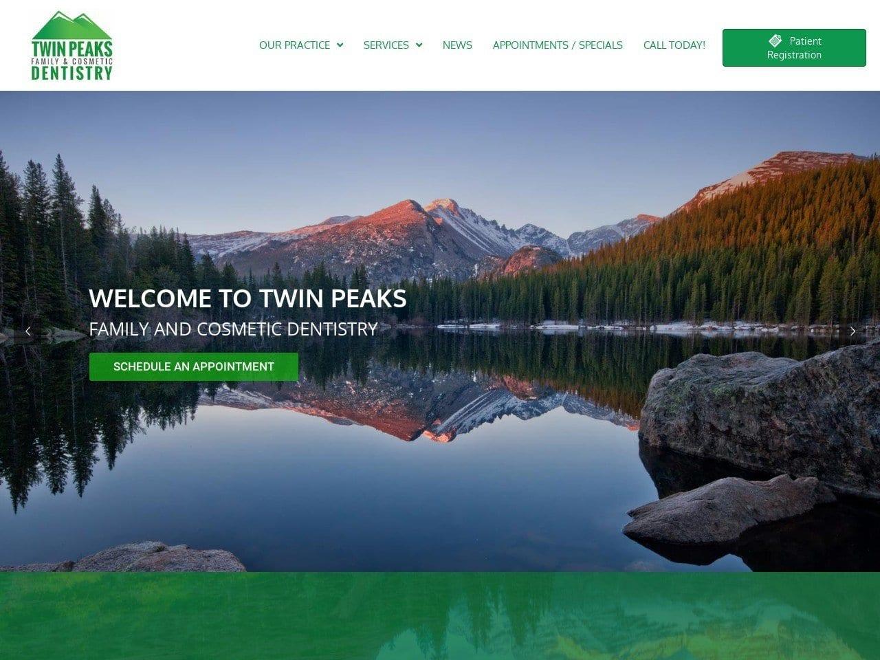 Twin Peaks Family Dental Dentist screenshot