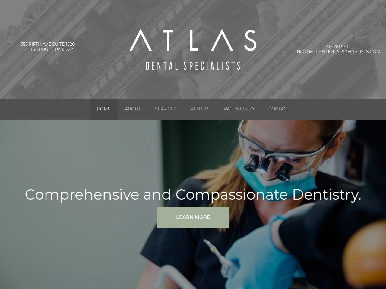 Atlas Dental Specialists screenshot