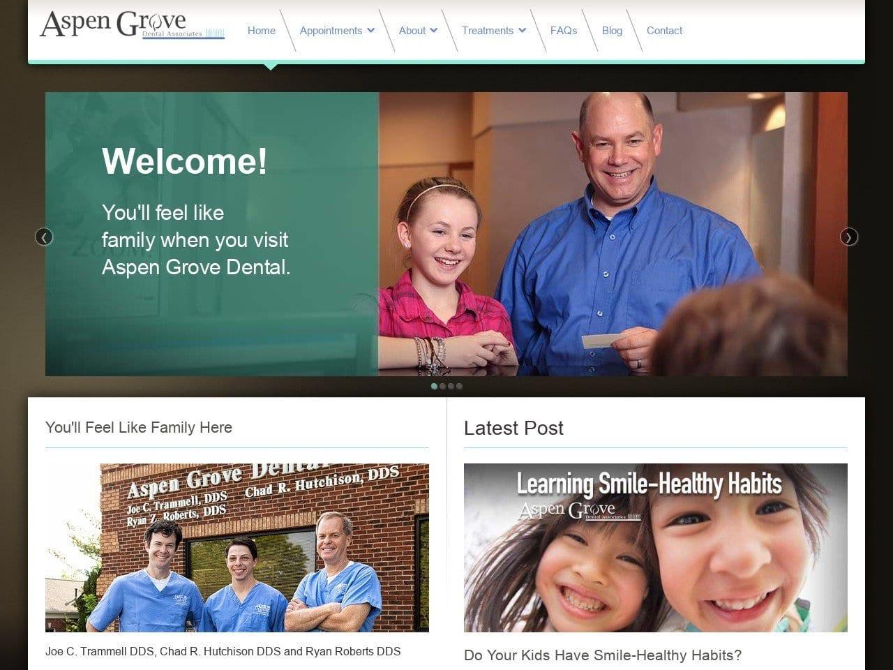 Aspen Grove Dental Associates Hutchison Chad R DDS screenshot