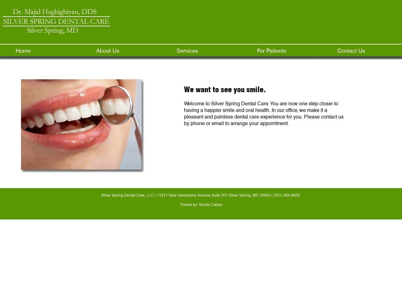 Silver Spring Dental Care screenshot