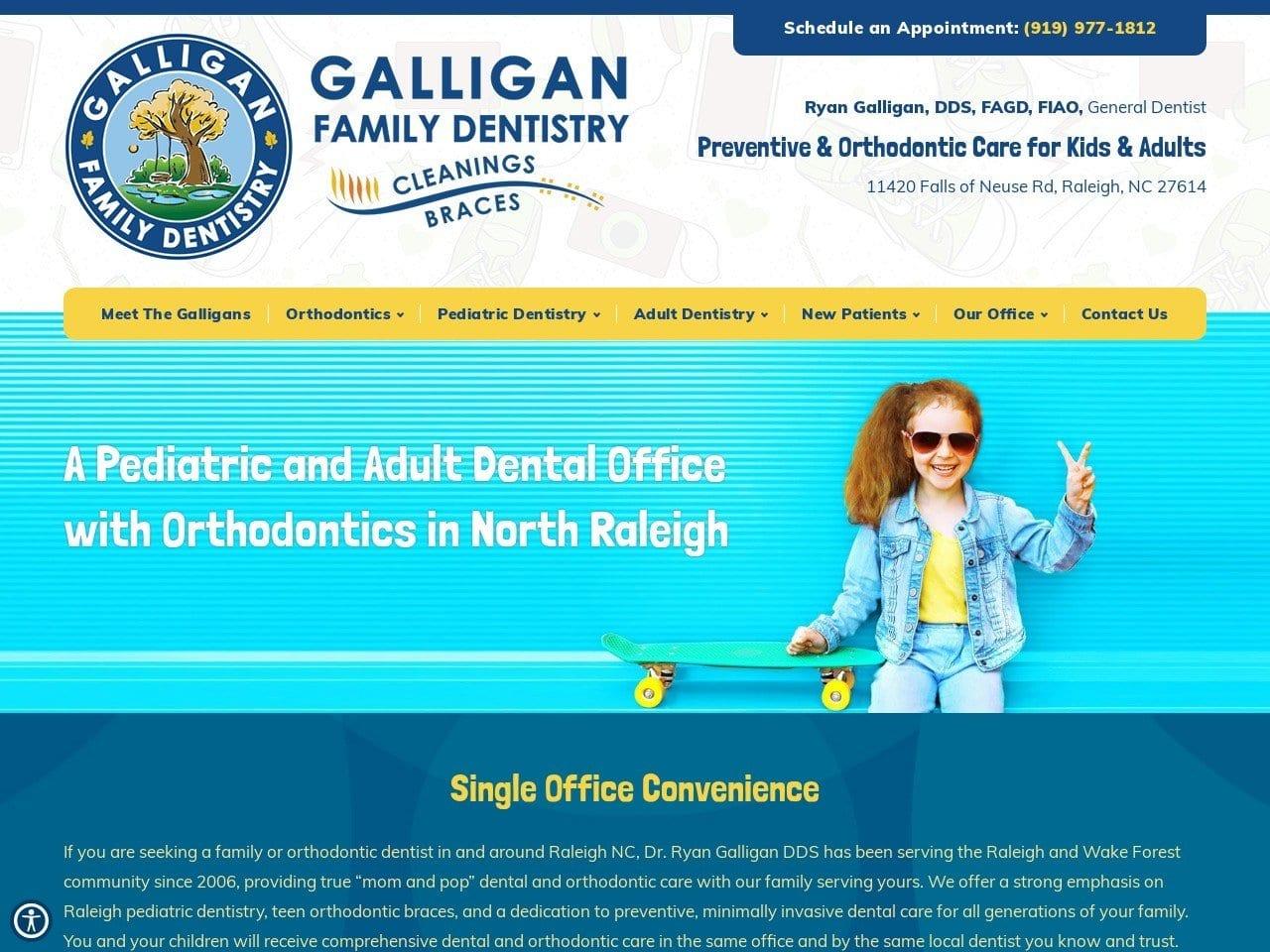 Galligan Family Dentistry screenshot