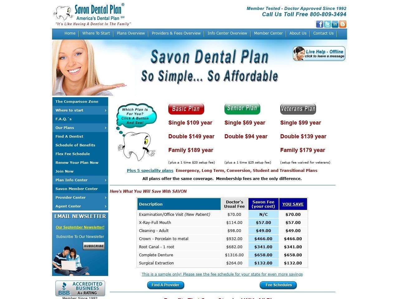 Savon Dental Plan screenshot