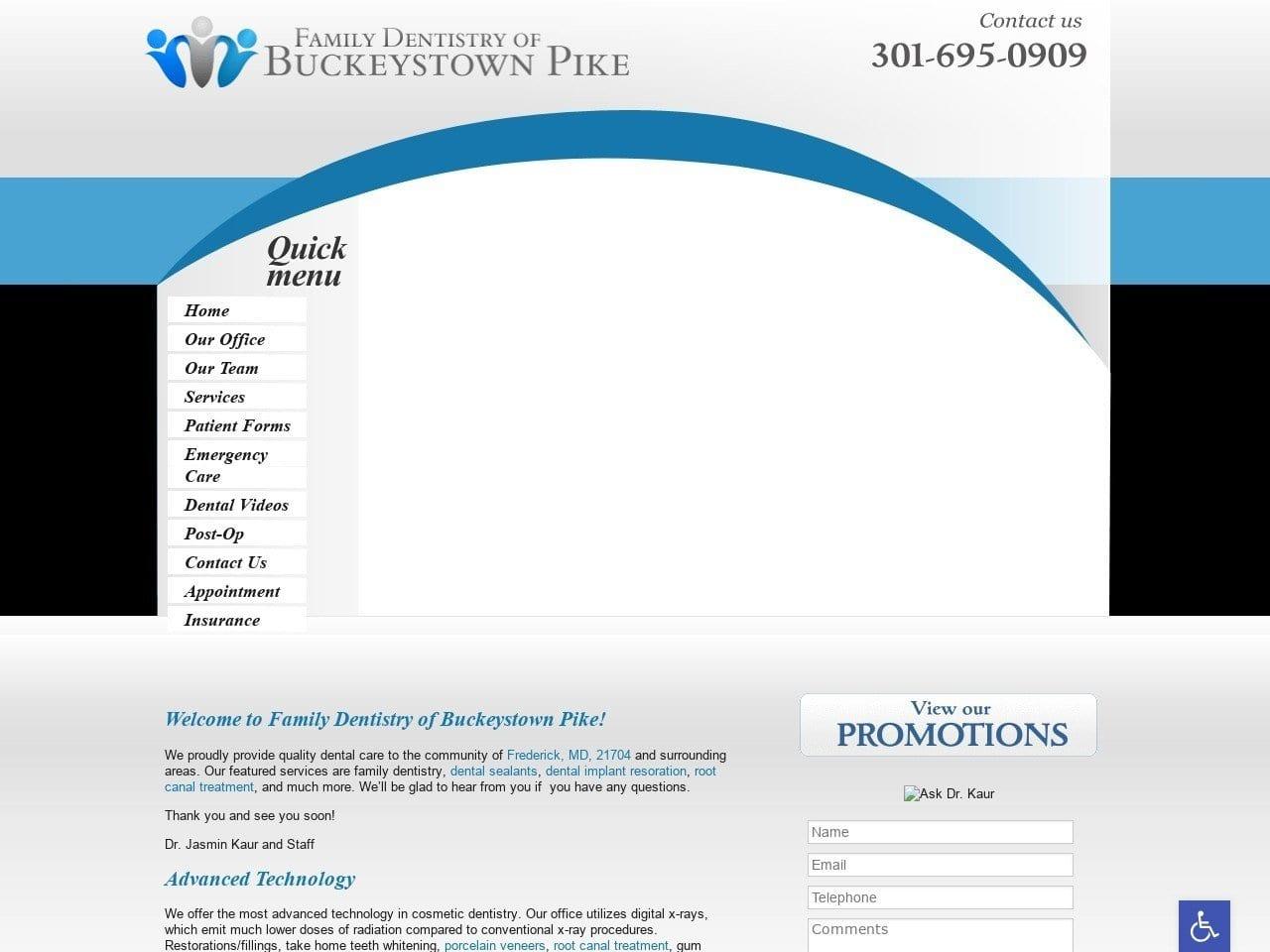 Family Dentistry of Buckeystown Pike screenshot