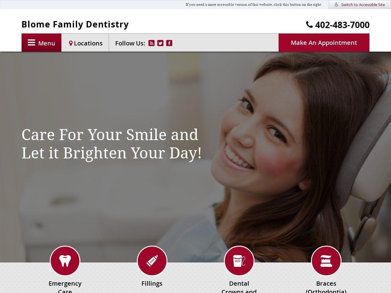 Blome Family Dentistry screenshot