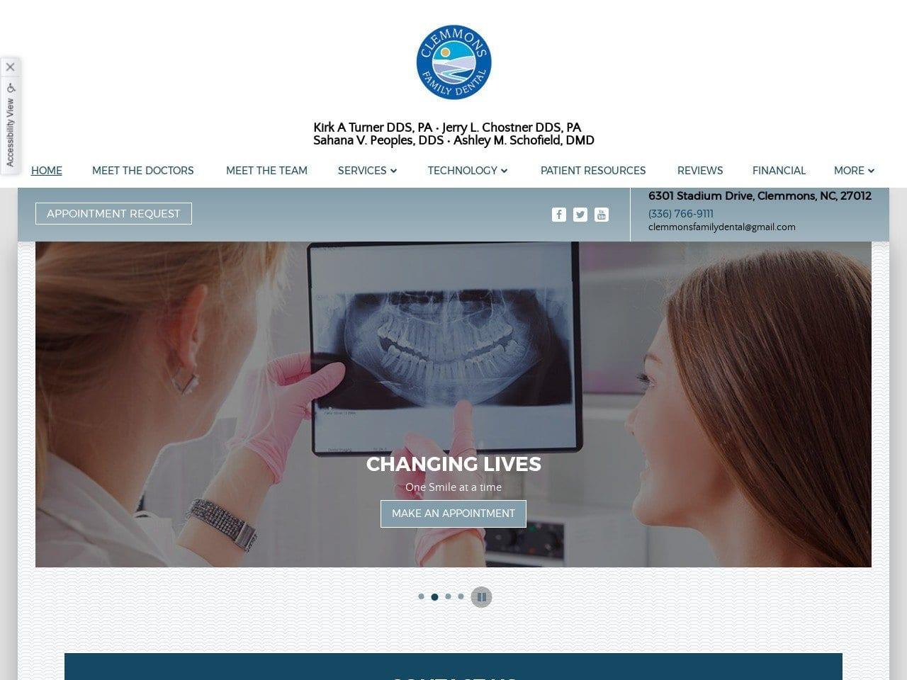 Clemmons Family Dental screenshot