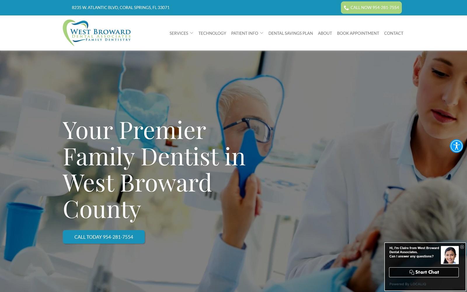 West Broward Dental Associates screenshot