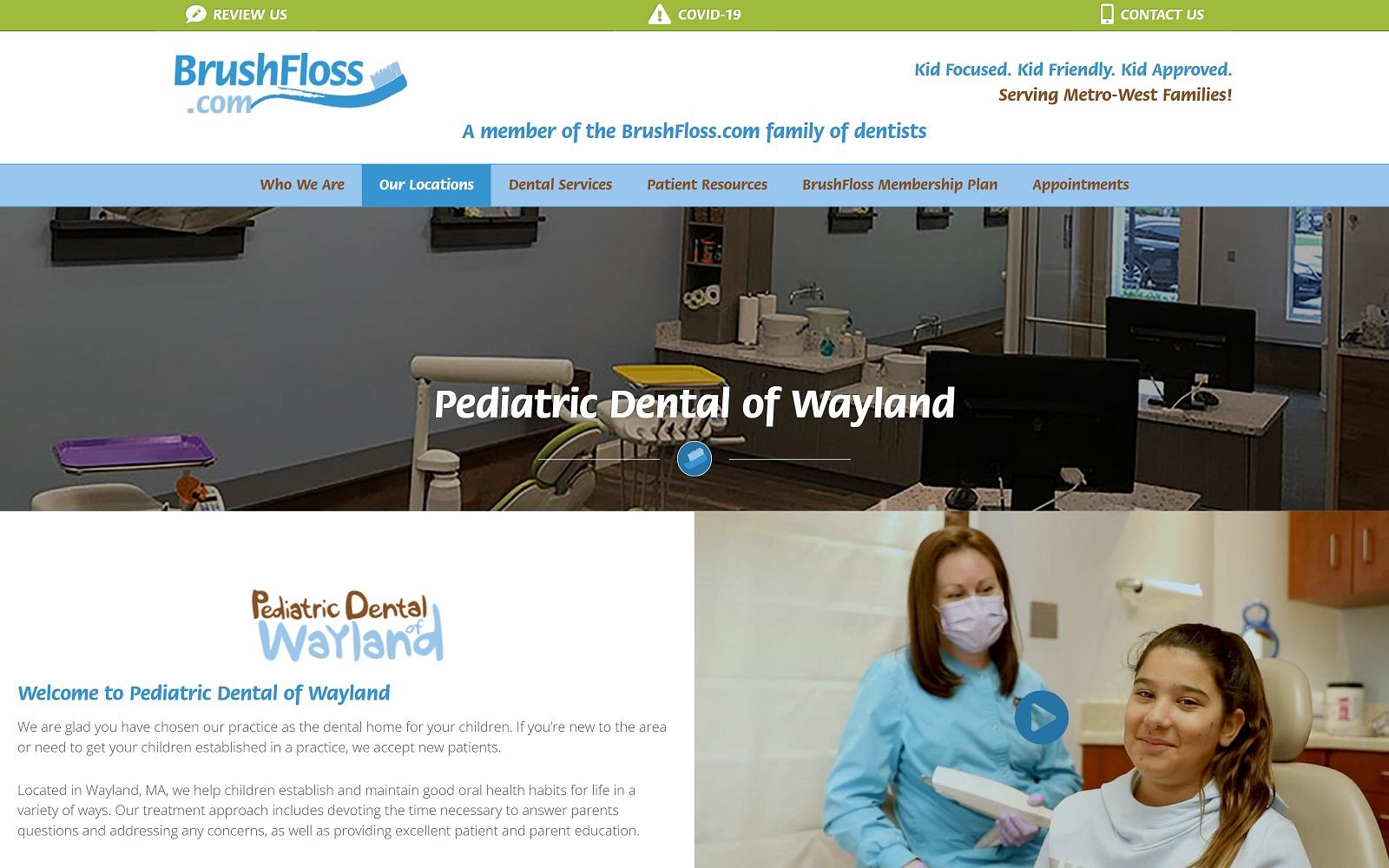 Pediatric Dental of Wayland screenshot