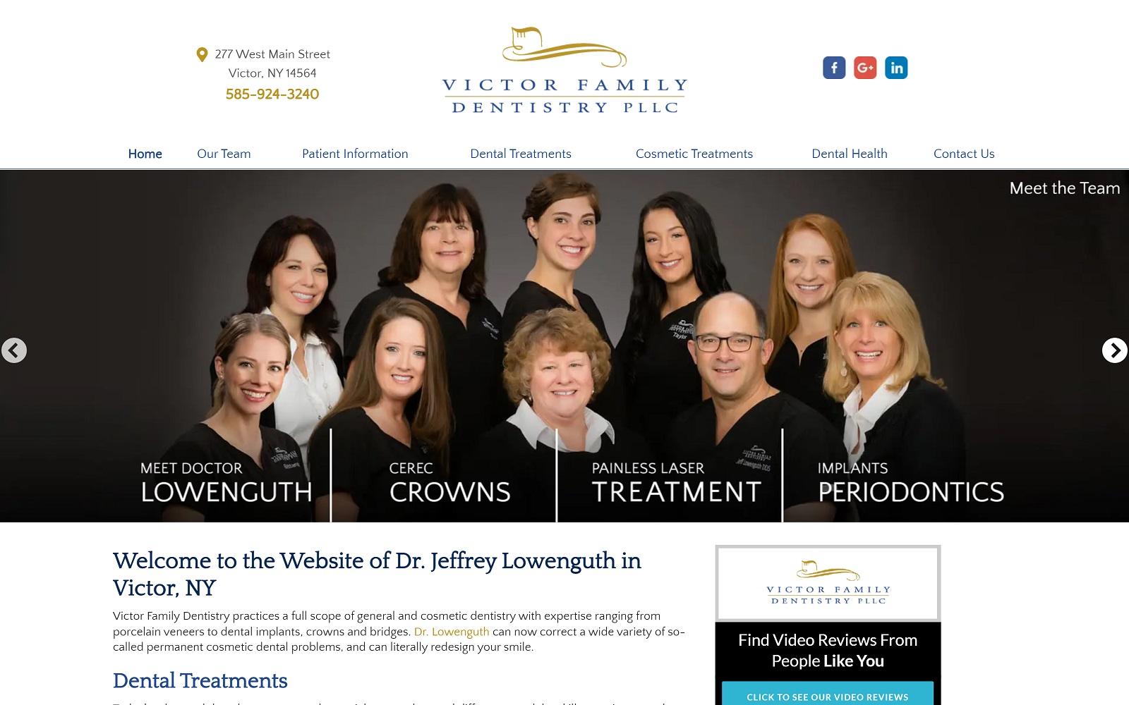 Victor Family Dentistry screenshot