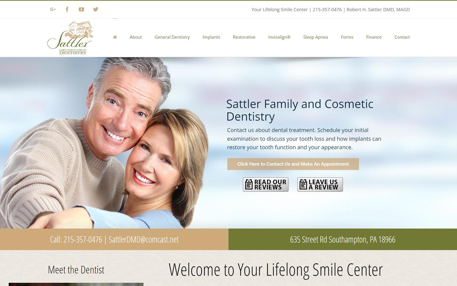 Dr. Robert Sattler DMD screenshot