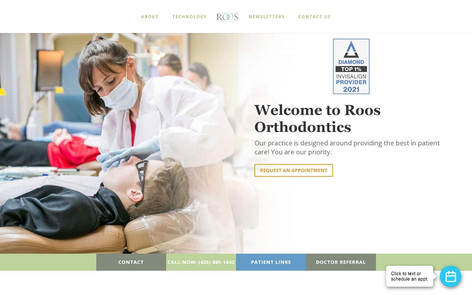 Roos Orthodontics screenshot