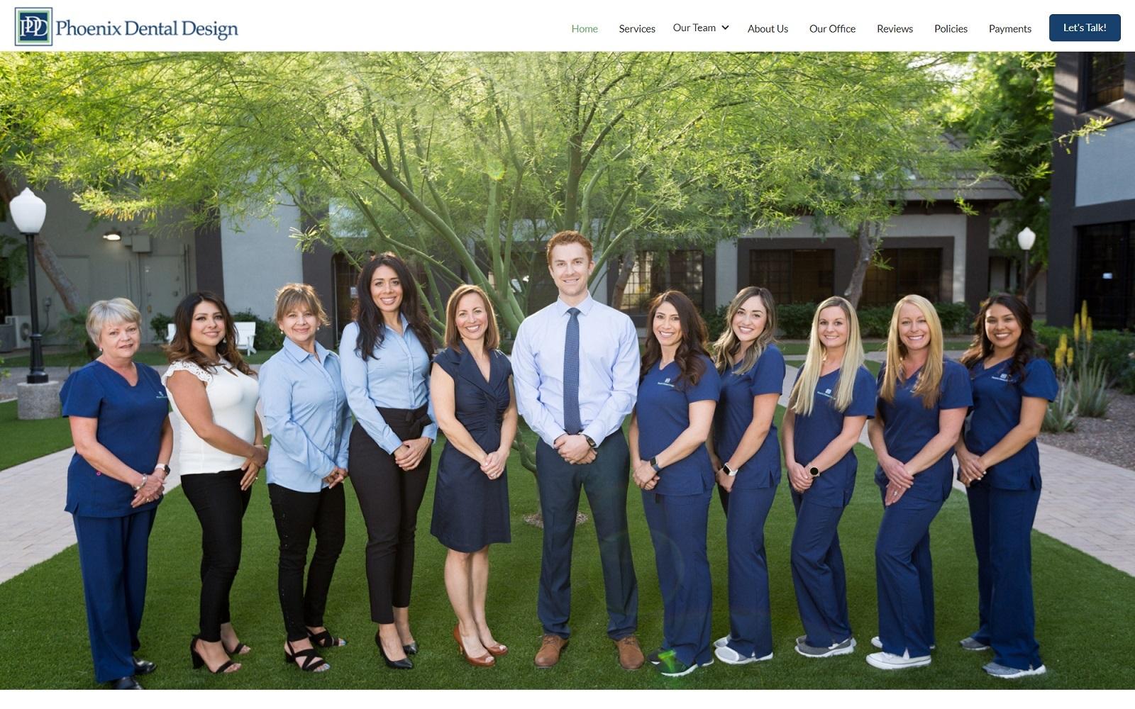 Phoenix Dental Design screenshot