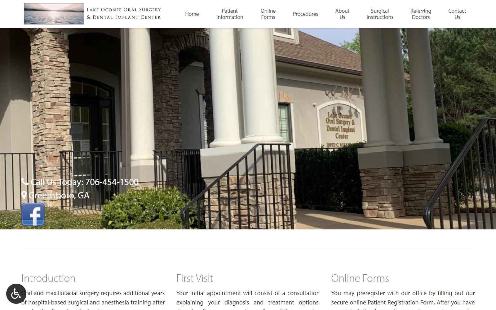 Lake Oconee Oral Surgery & Dental Implant Center screenshot