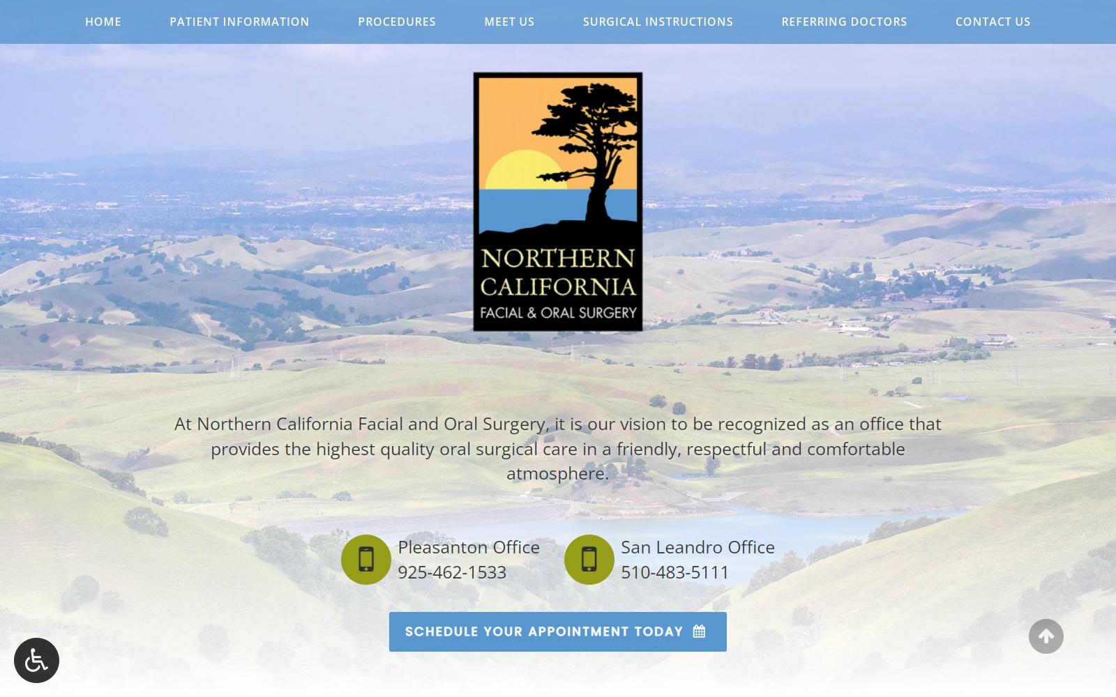 Northern California Facial & Oral Surgery screenshot