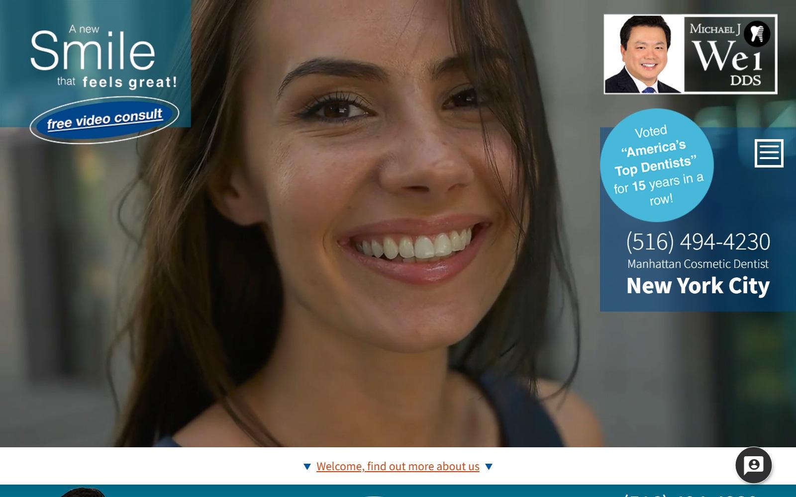 Dr. Michael J. Wei DDS screenshot