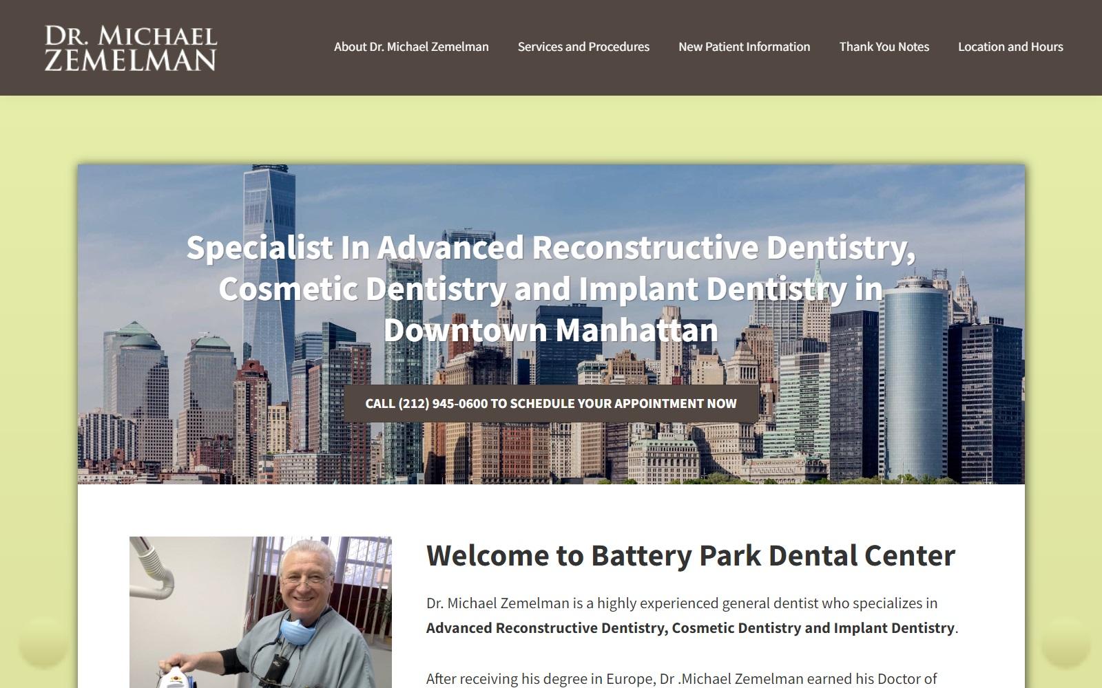 Battery Park Dental Center screenshot