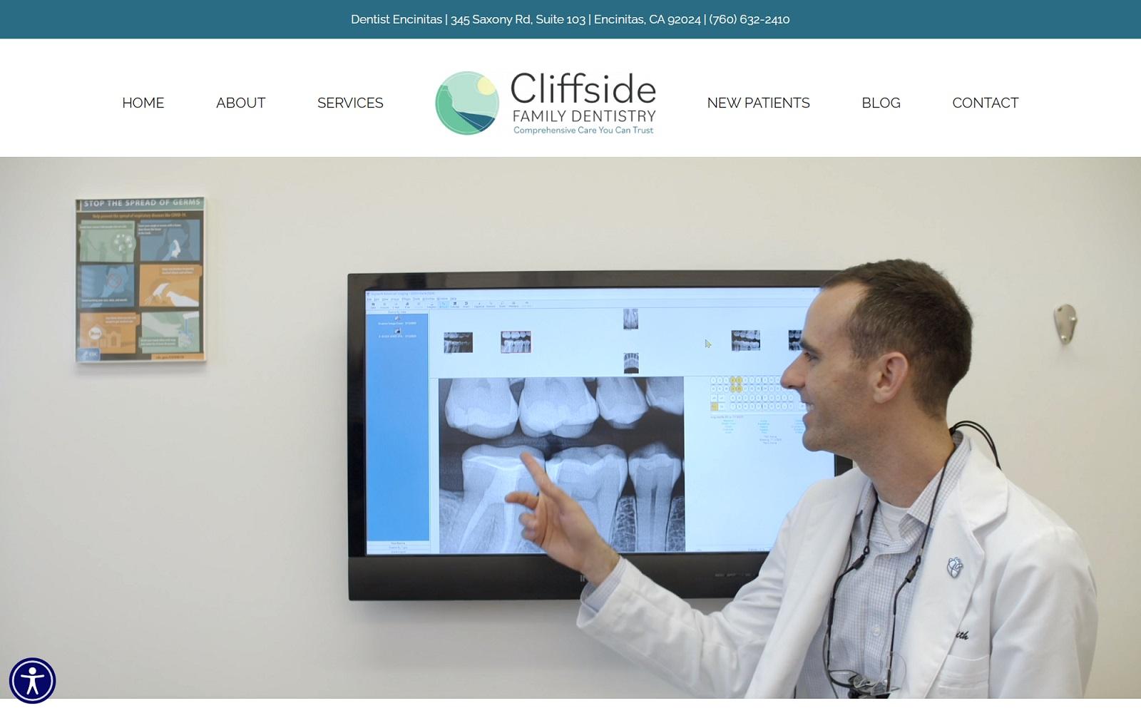 Cliffside Family Dentistry of Encinitas - Dr. Justin Smith screenshot