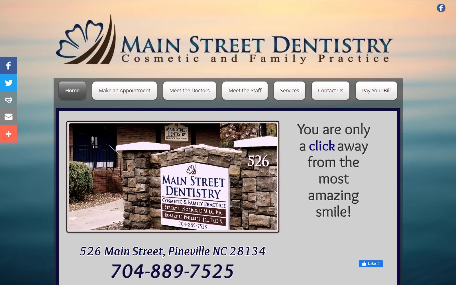 Main Street Dentistry Cosmetic & Family Practice screenshot