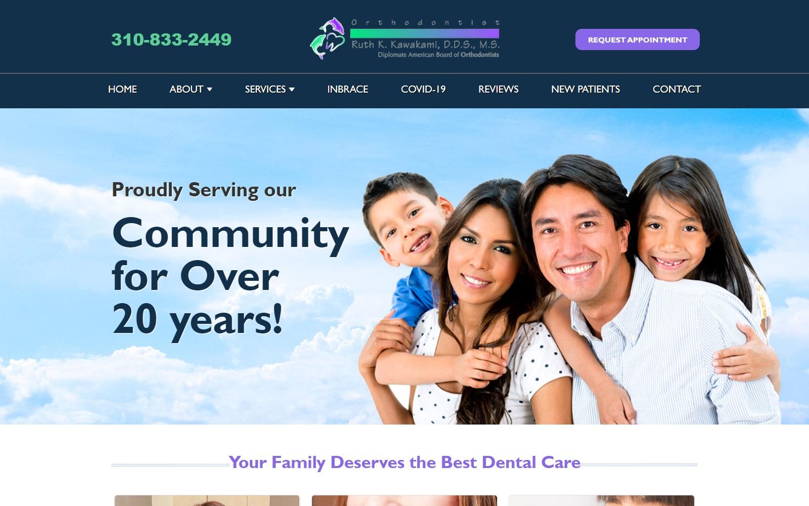 Ruth K Kawakami Orthodontics screenshot