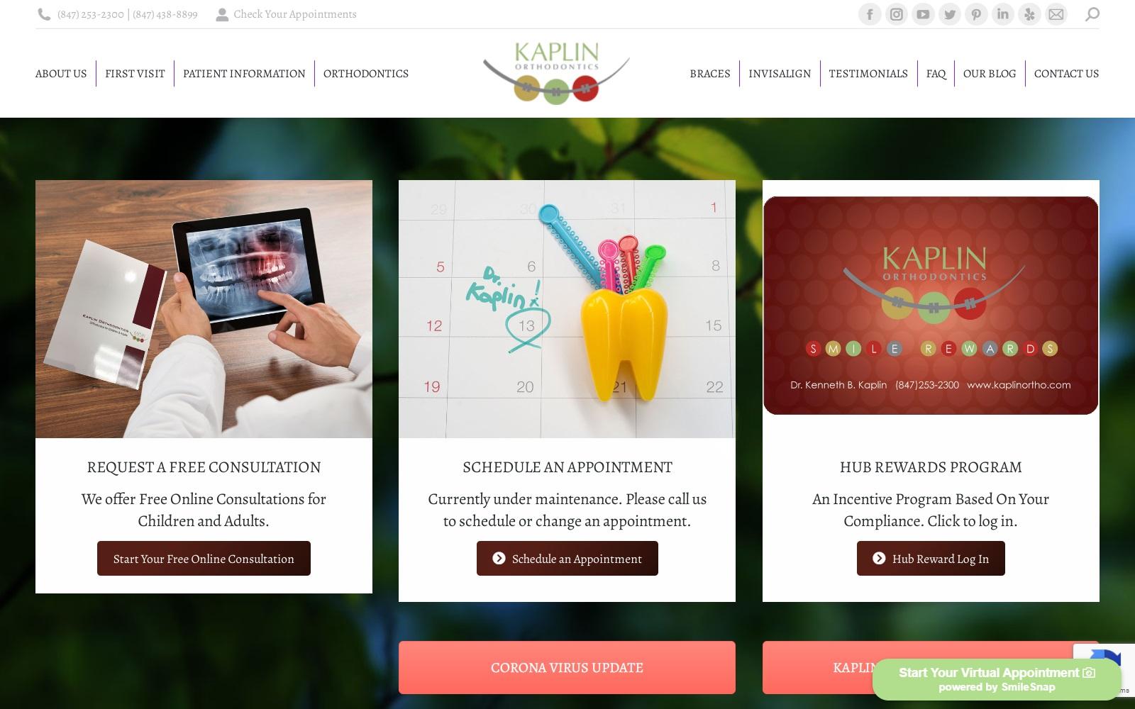 Kaplin Orthodontics screenshot