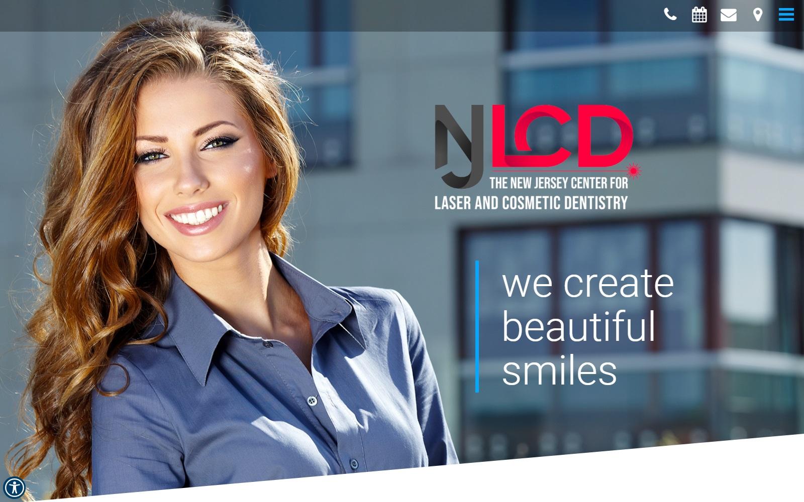 The New Jersey Center For Laser & Cosmetic Dentistry screenshot