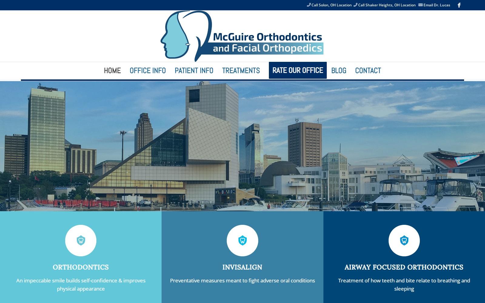 McGuire Orthodontics & Facial Orthopedics screenshot