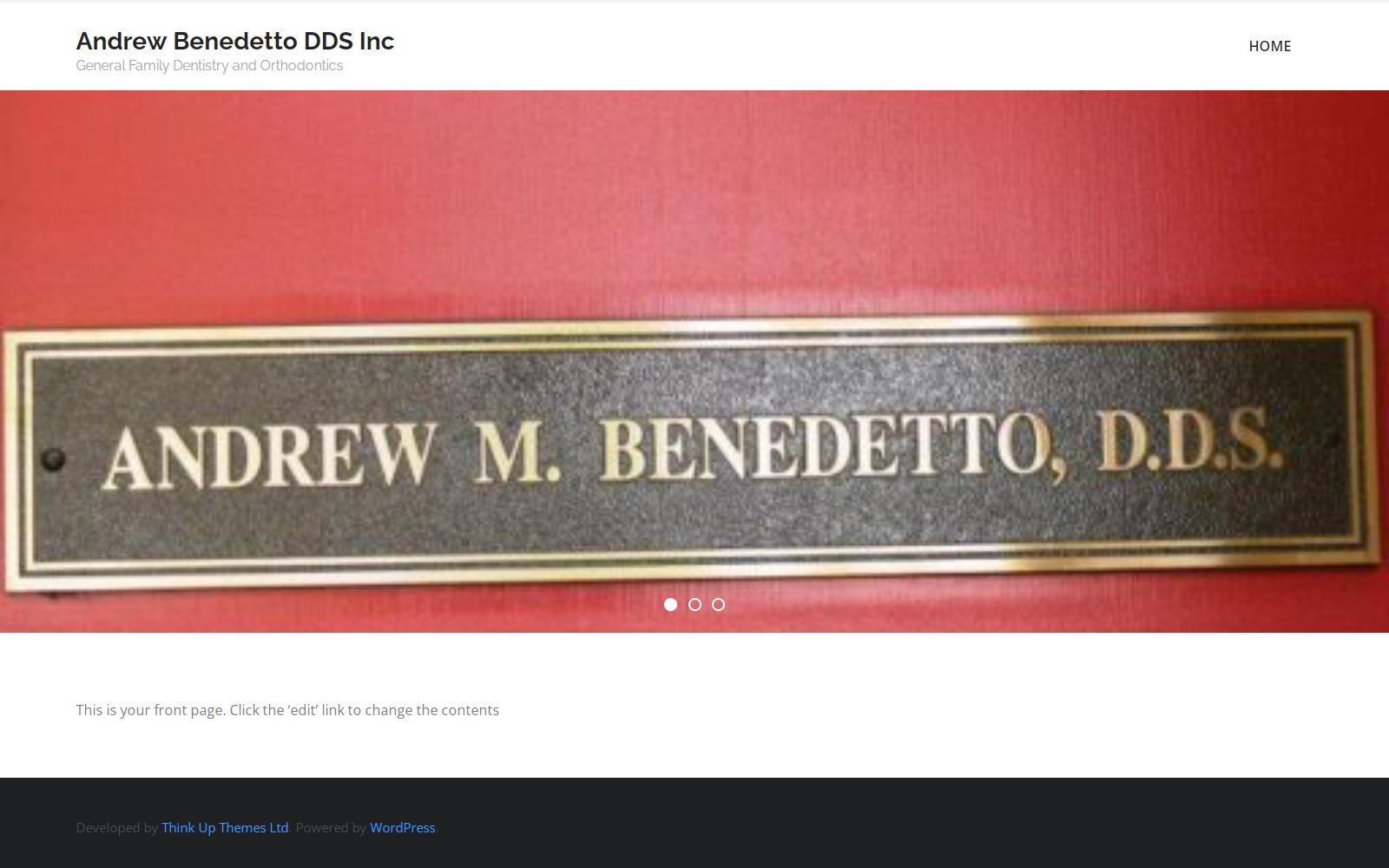 Andrew M. Benedetto DDS Inc. screenshot