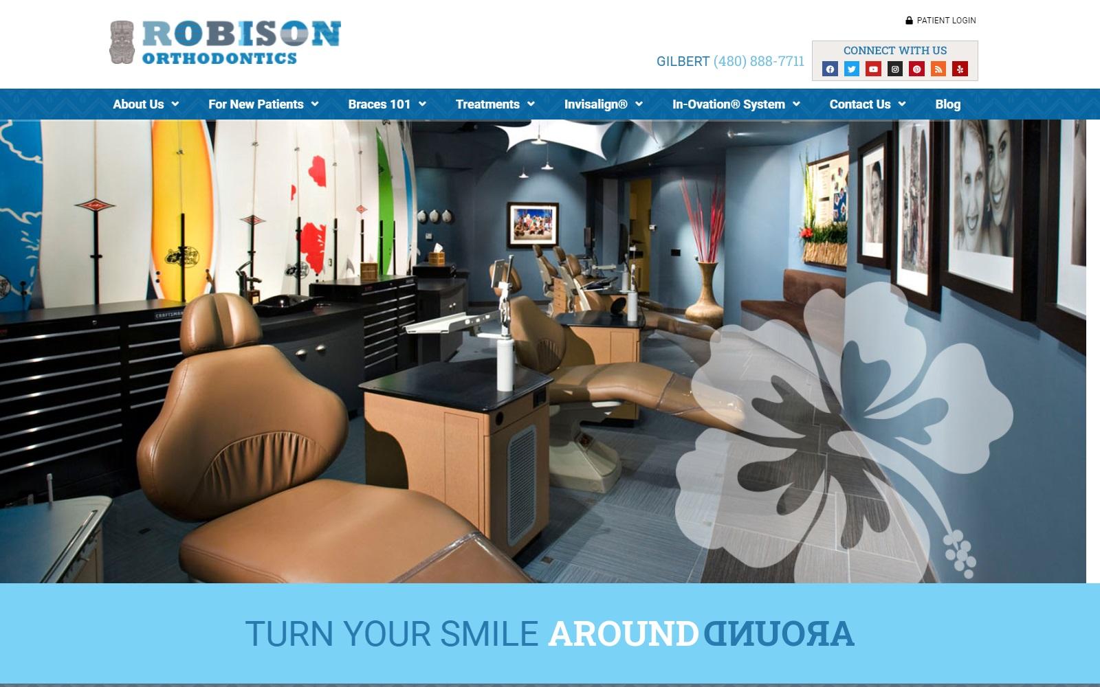 Robison Orthodontics screenshot