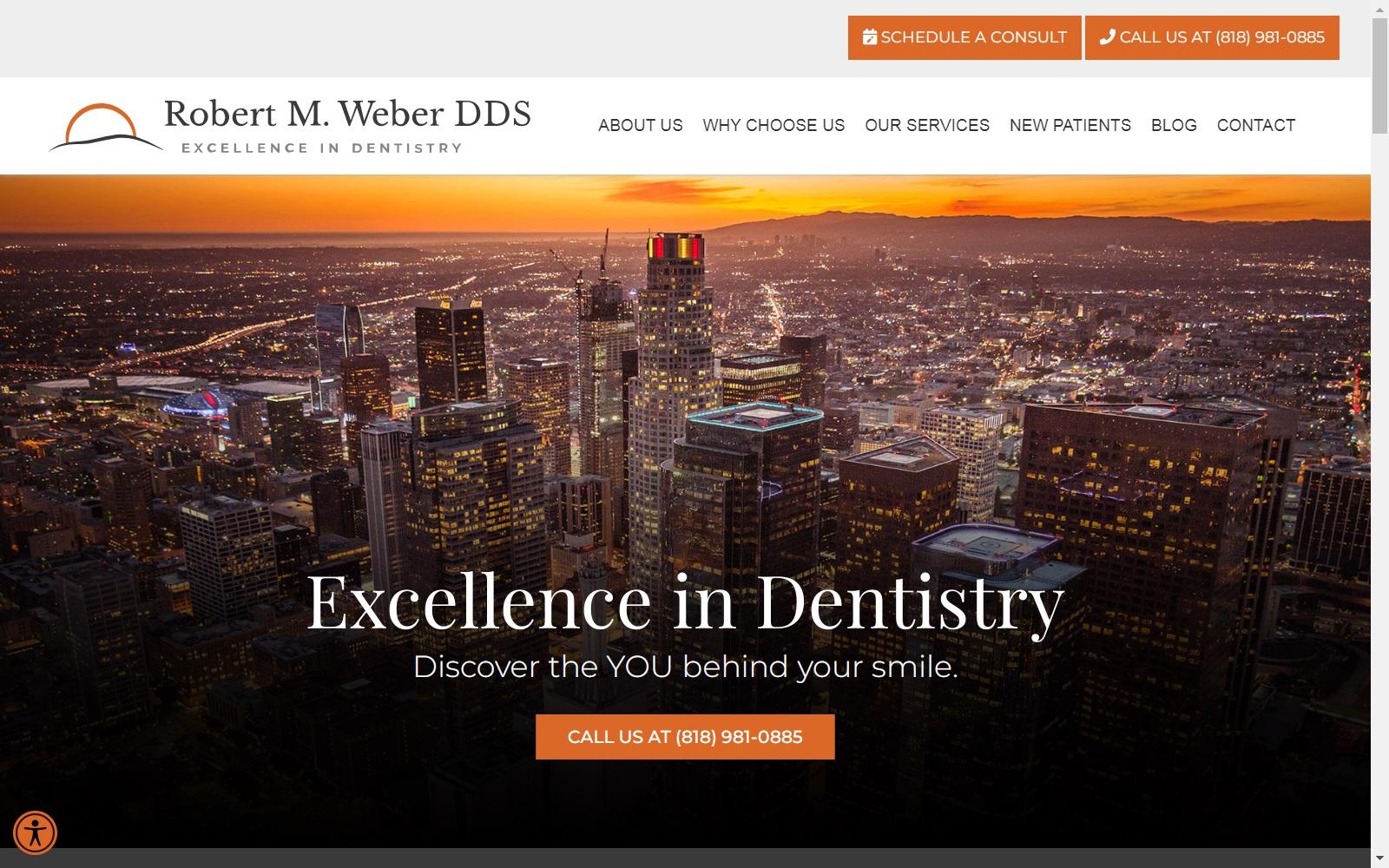 Robert M. Weber D.D.S. screenshot