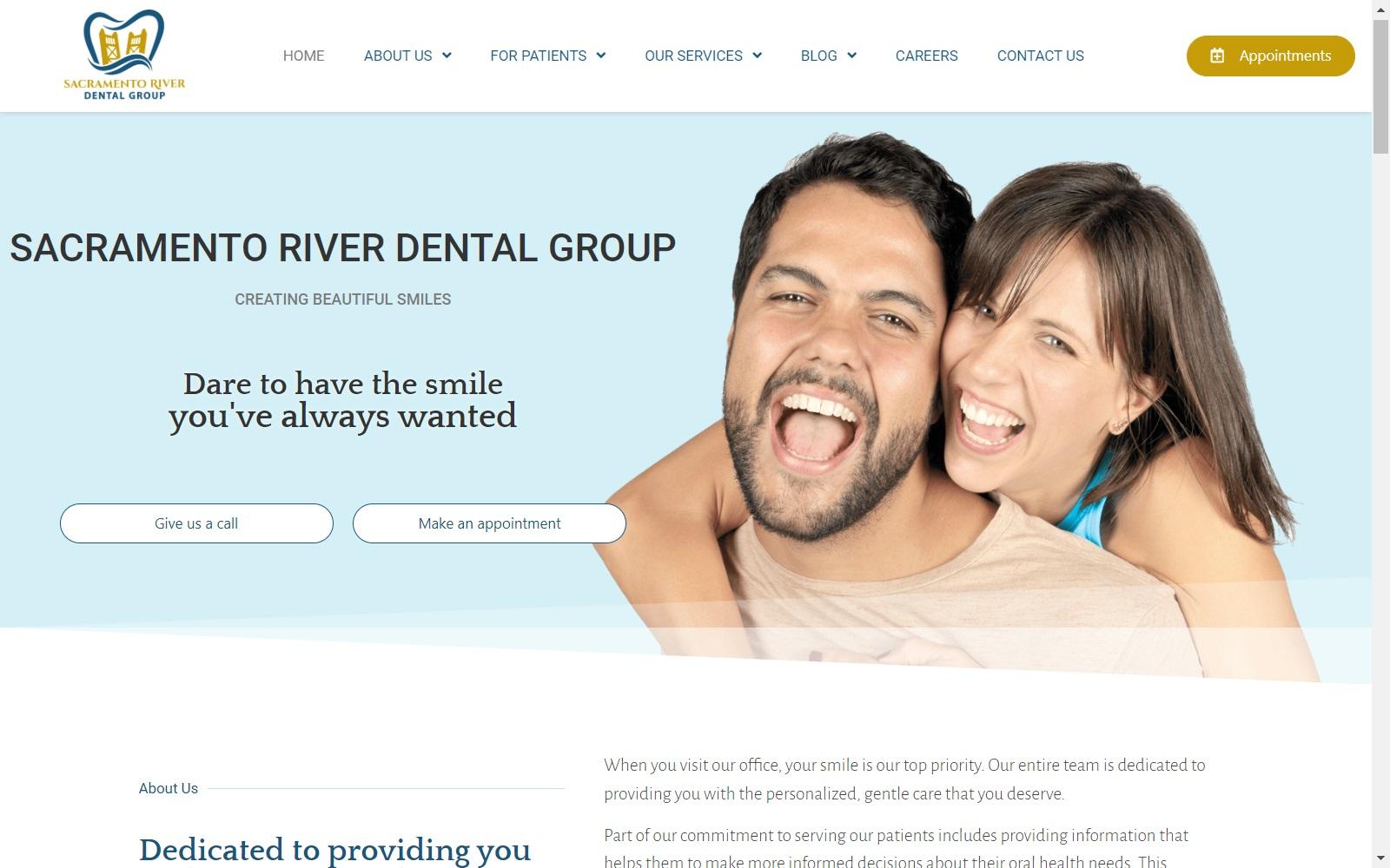Sacramento River Dental Group screenshot