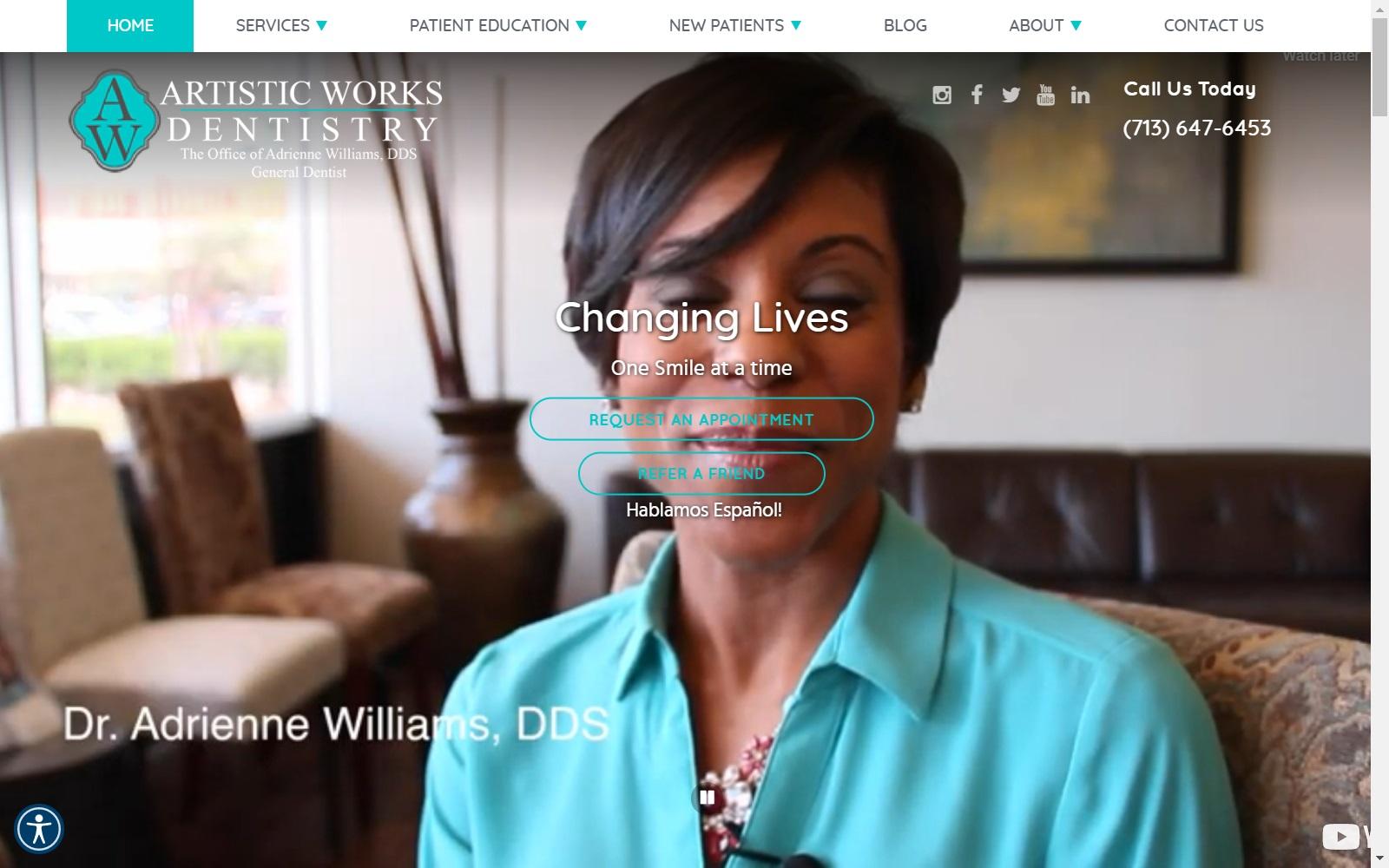 Artistic Works Dentistry screenshot