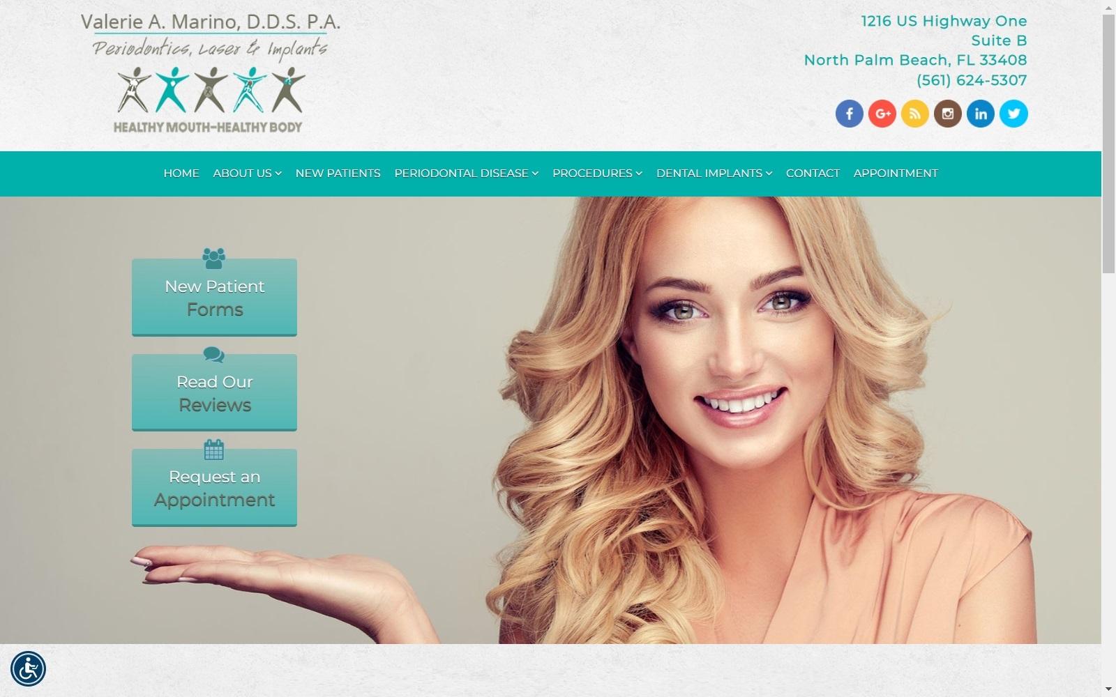 Dr. Valerie Marino DDS screenshot