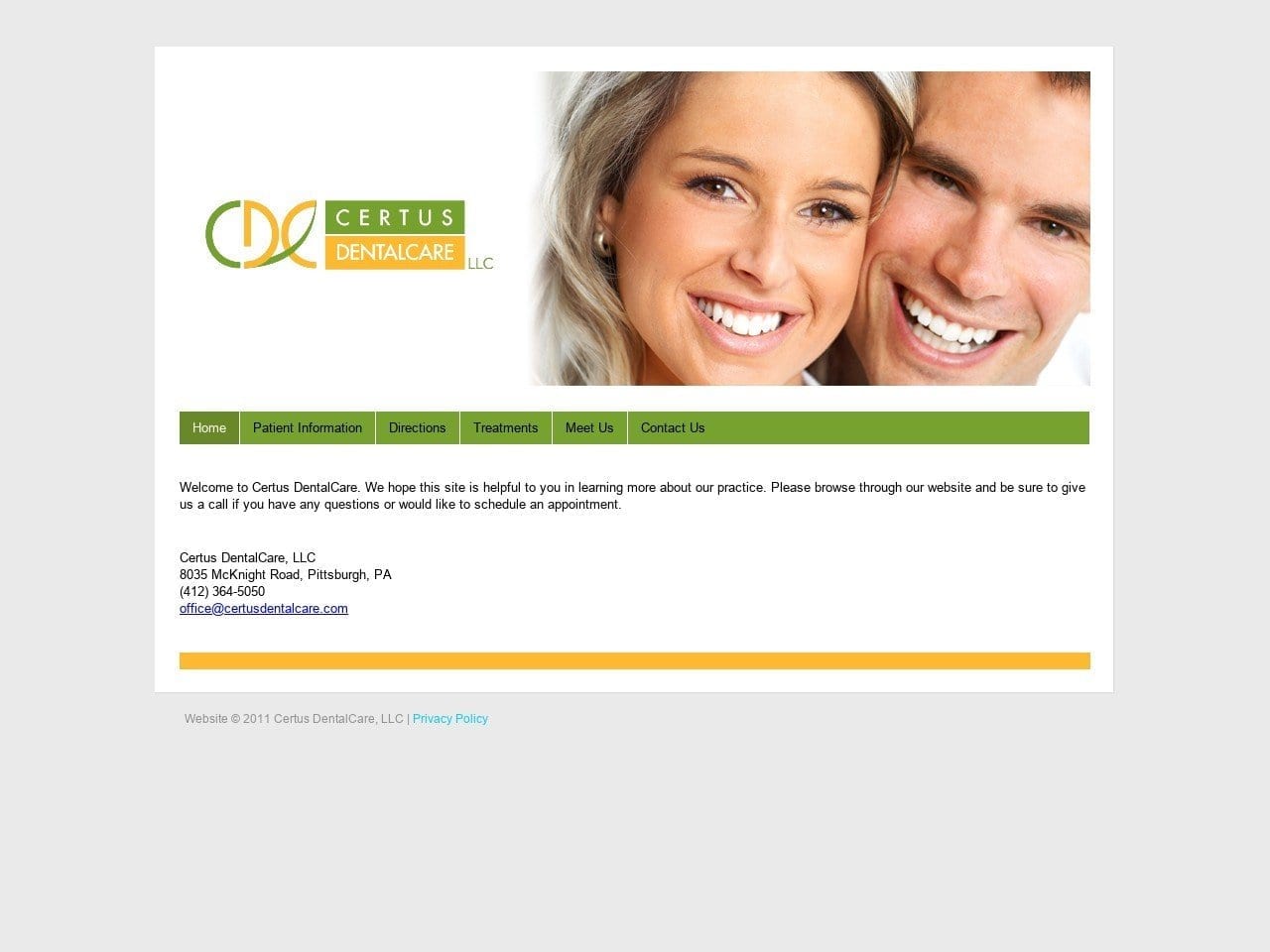 Certus Dentalcare Herock Michael J DDS Website Screenshot from certusdentalcare.com
