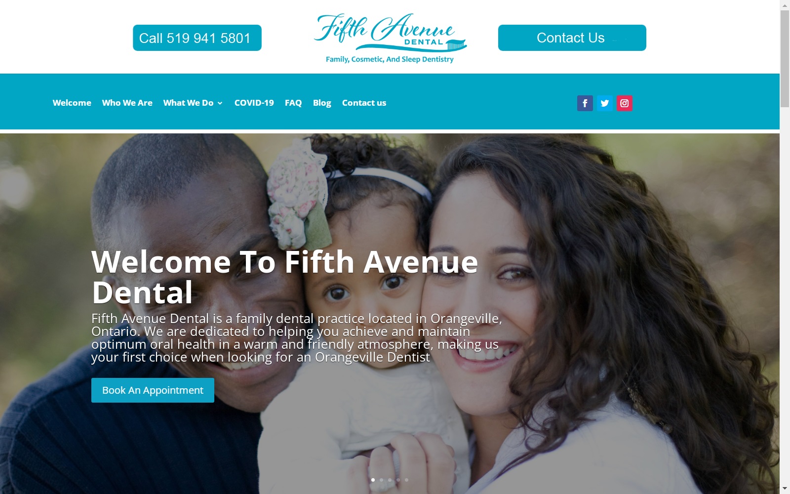 fifthavenuedental.com screenshot