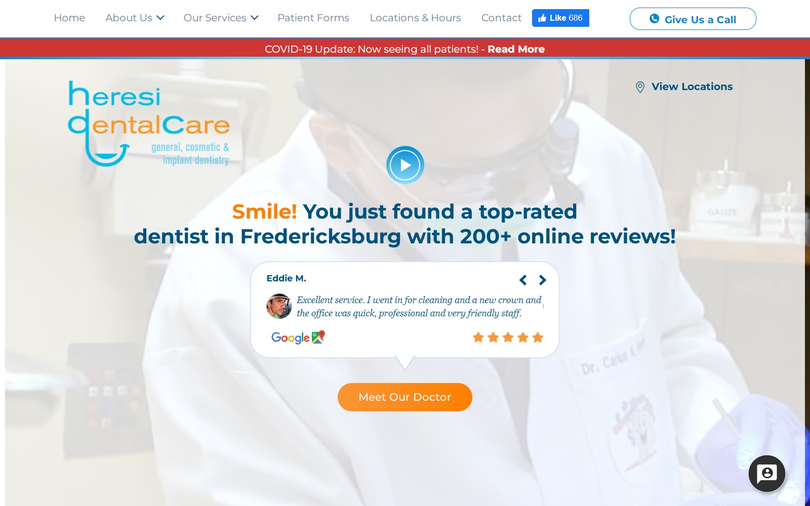 heresidentalcare.com screenshot