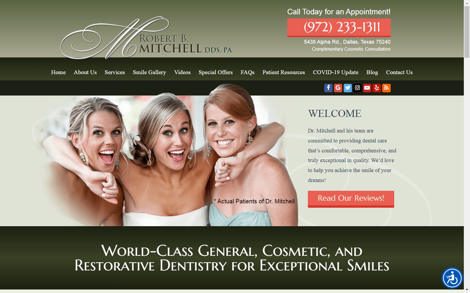 robertmitchelldds.com screenshot