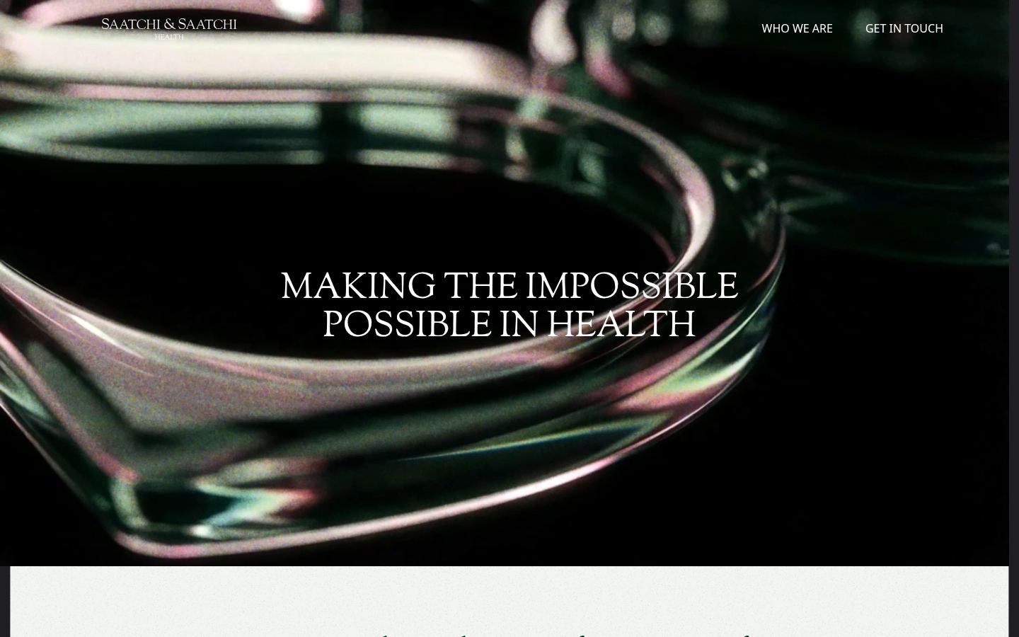 saatchiwellness.com screenshot